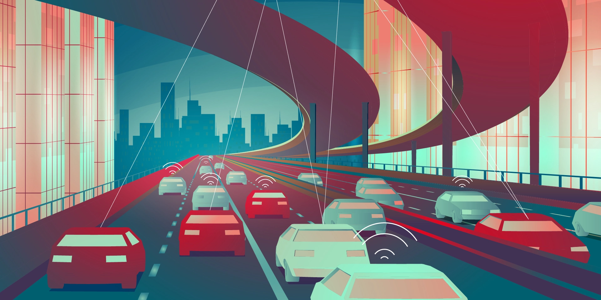 How can automated and connected cars improve road safety?