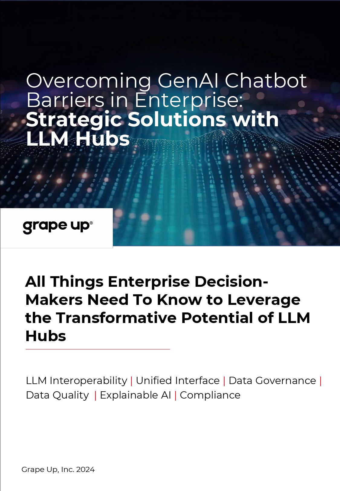 Strategic Solutions with LLM Hubs: Overcoming GenAI Chatbot Barriers in Enterprise